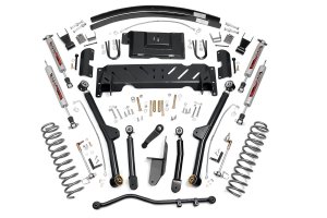 Jeep Cherokee Suspension Lift Kit - Rough Country - Long Arm, AAL, NP242 - '84-'01